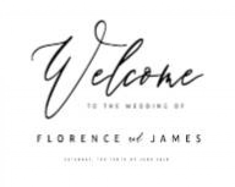 Diy Greenery Wedding Welcome Sign Script Text Leaf Font Fed Adora ...