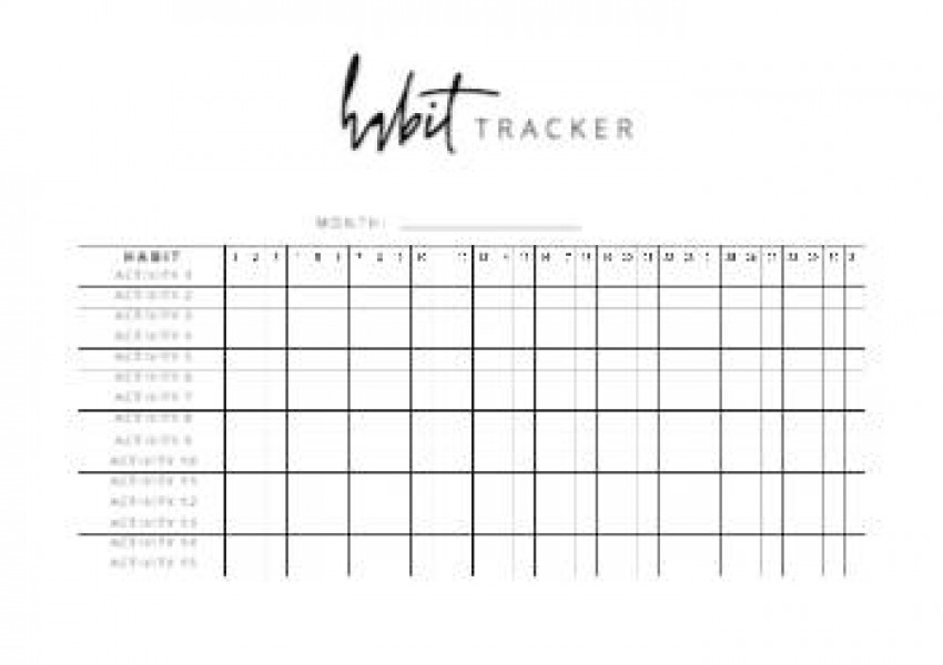 Simple Minimalist Clean Schedule Cleaning Checklist Self Weekly List ...