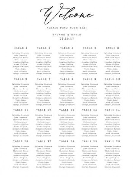 Diy Invitation Calligraphy Wedding Minimal Simple Classic Suite ...