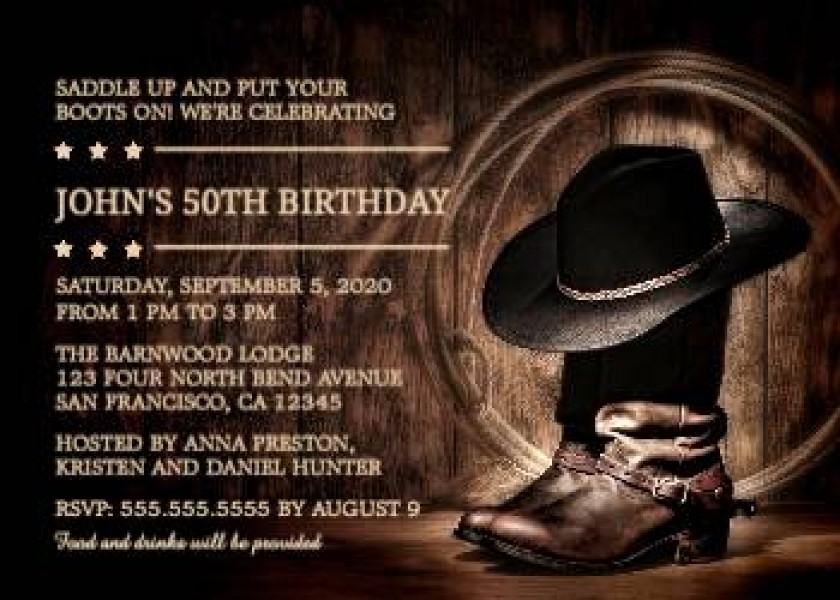 redneck party invitation